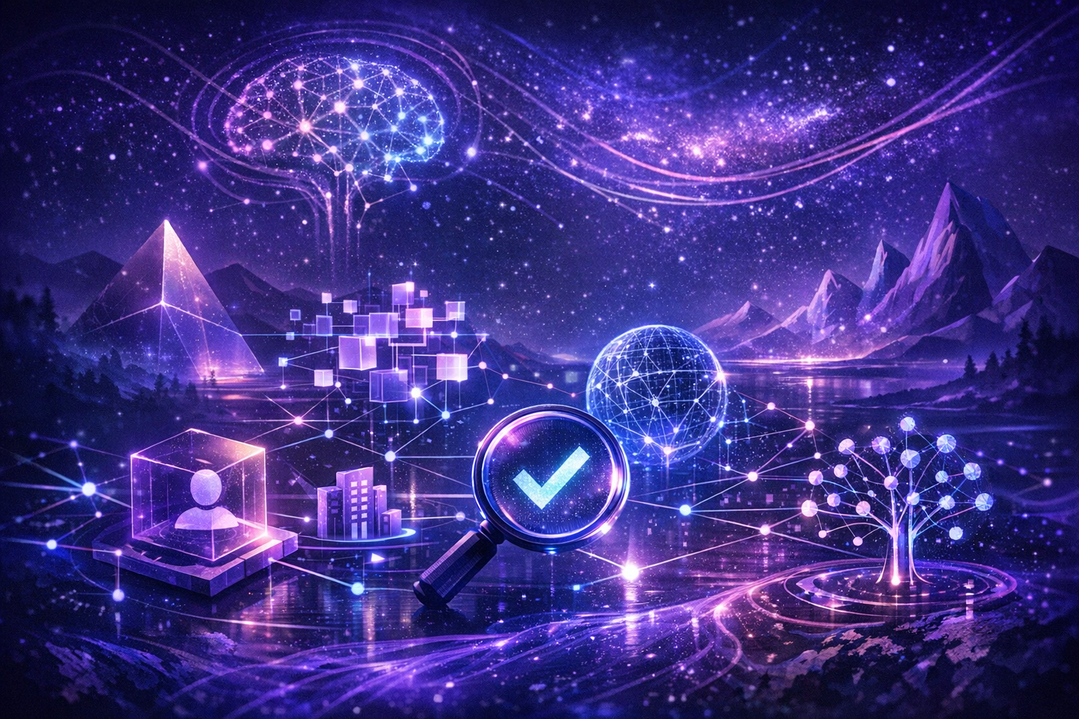 Advanced schema markup implementation showing entity relationships and trust signals for AI engines